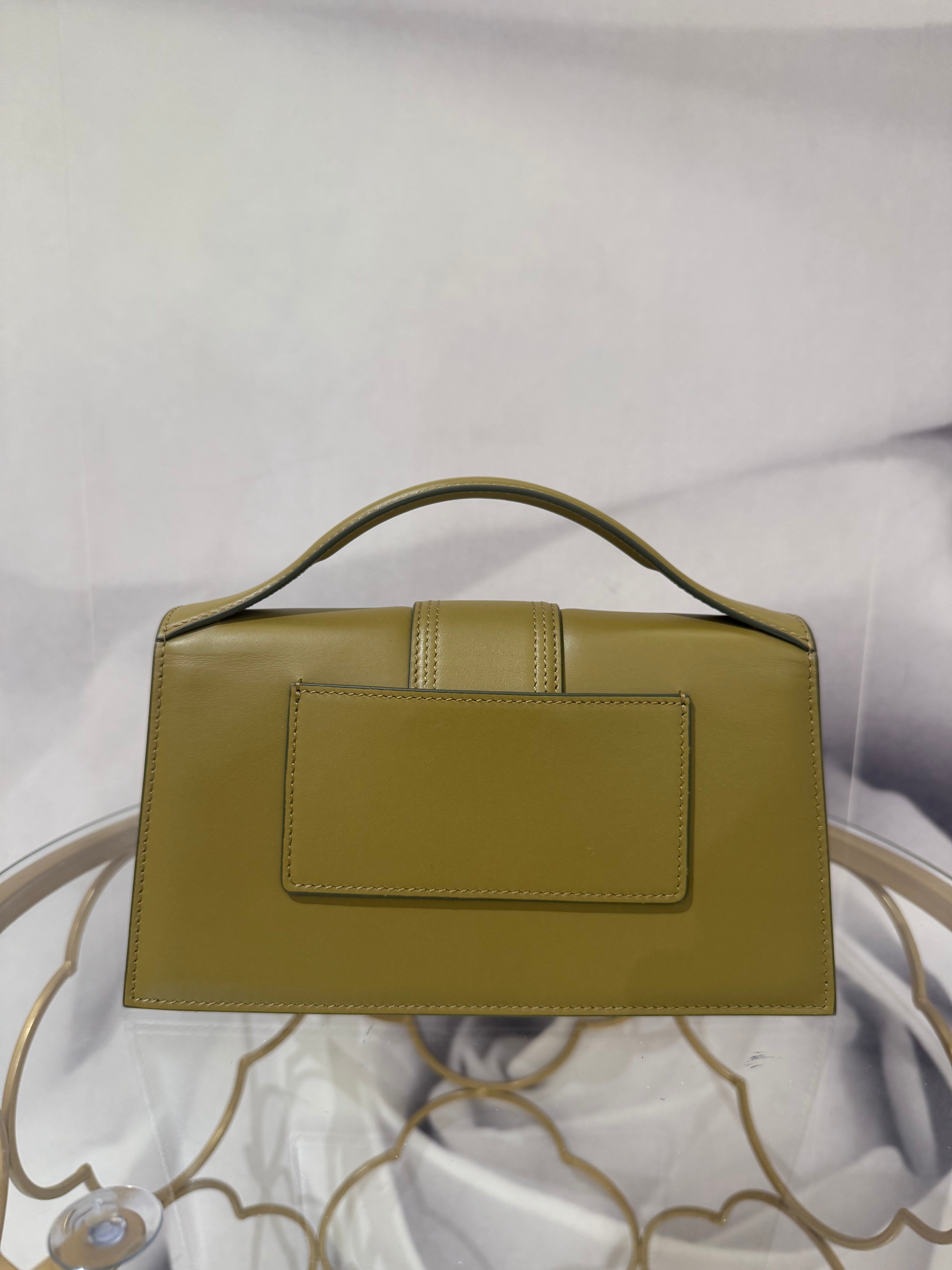 BORSA JACQUEMUS Le Grand bambino Verde Oliva