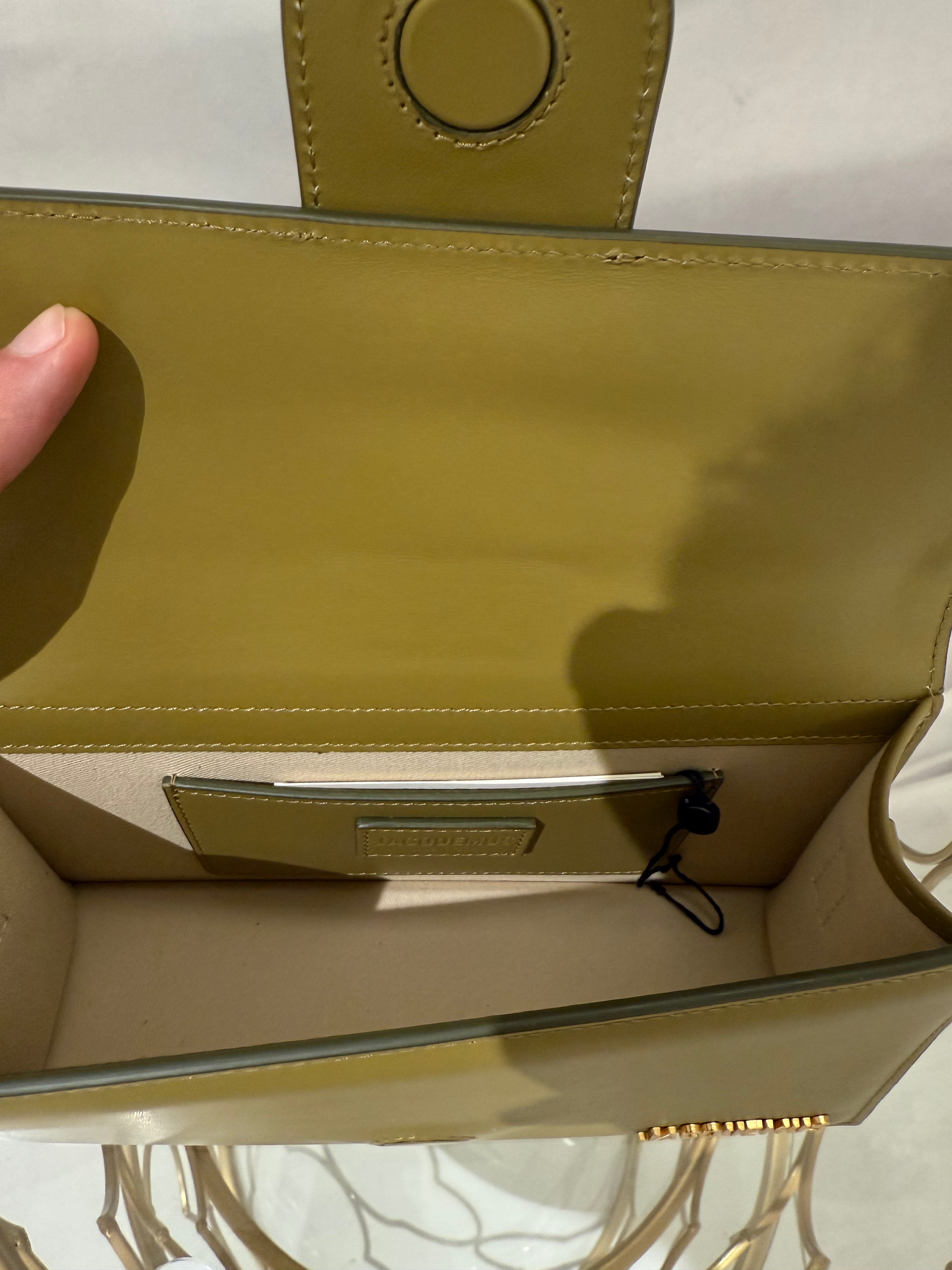 BORSA JACQUEMUS Le Grand bambino Verde Oliva