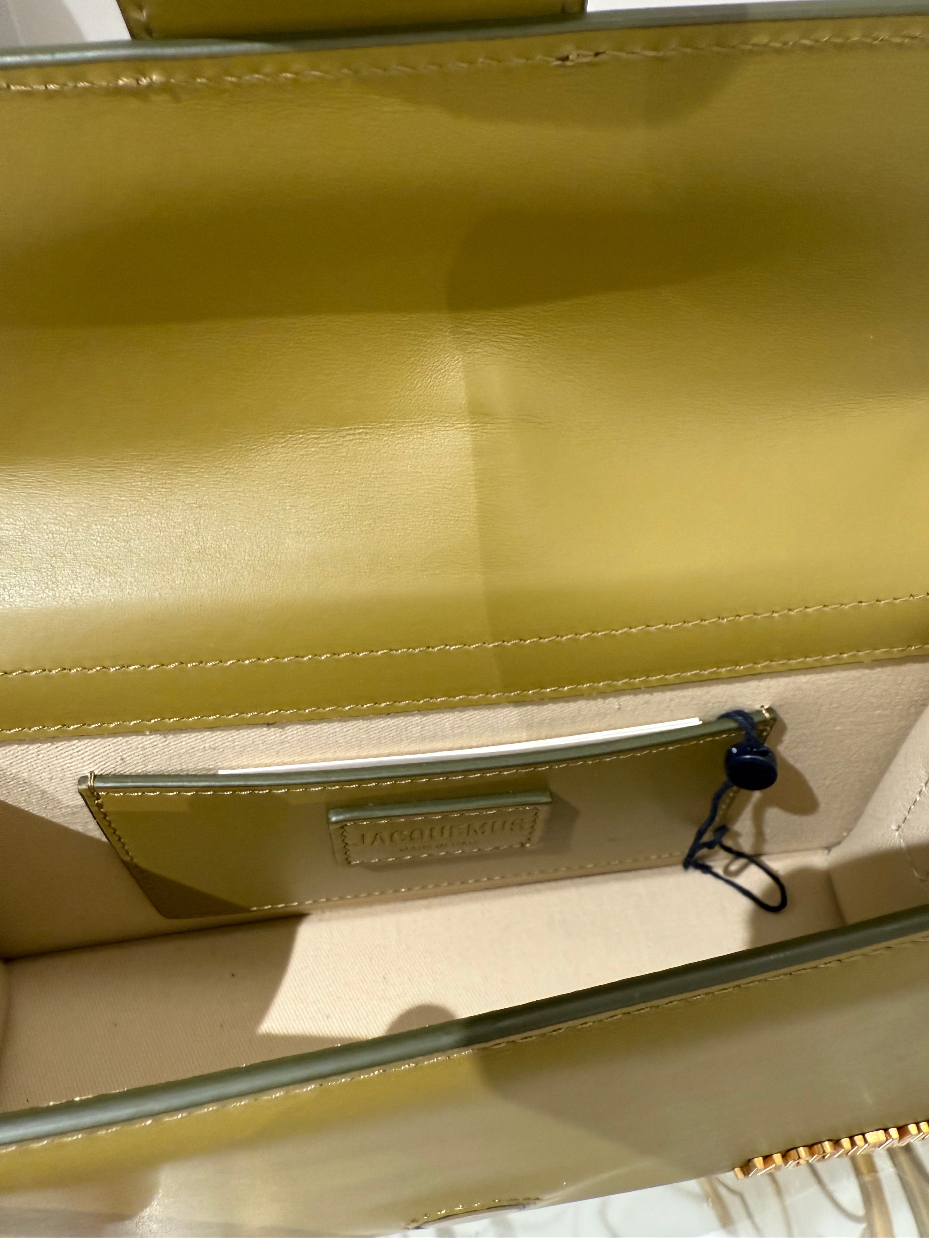 BORSA JACQUEMUS Le Grand bambino Verde Oliva