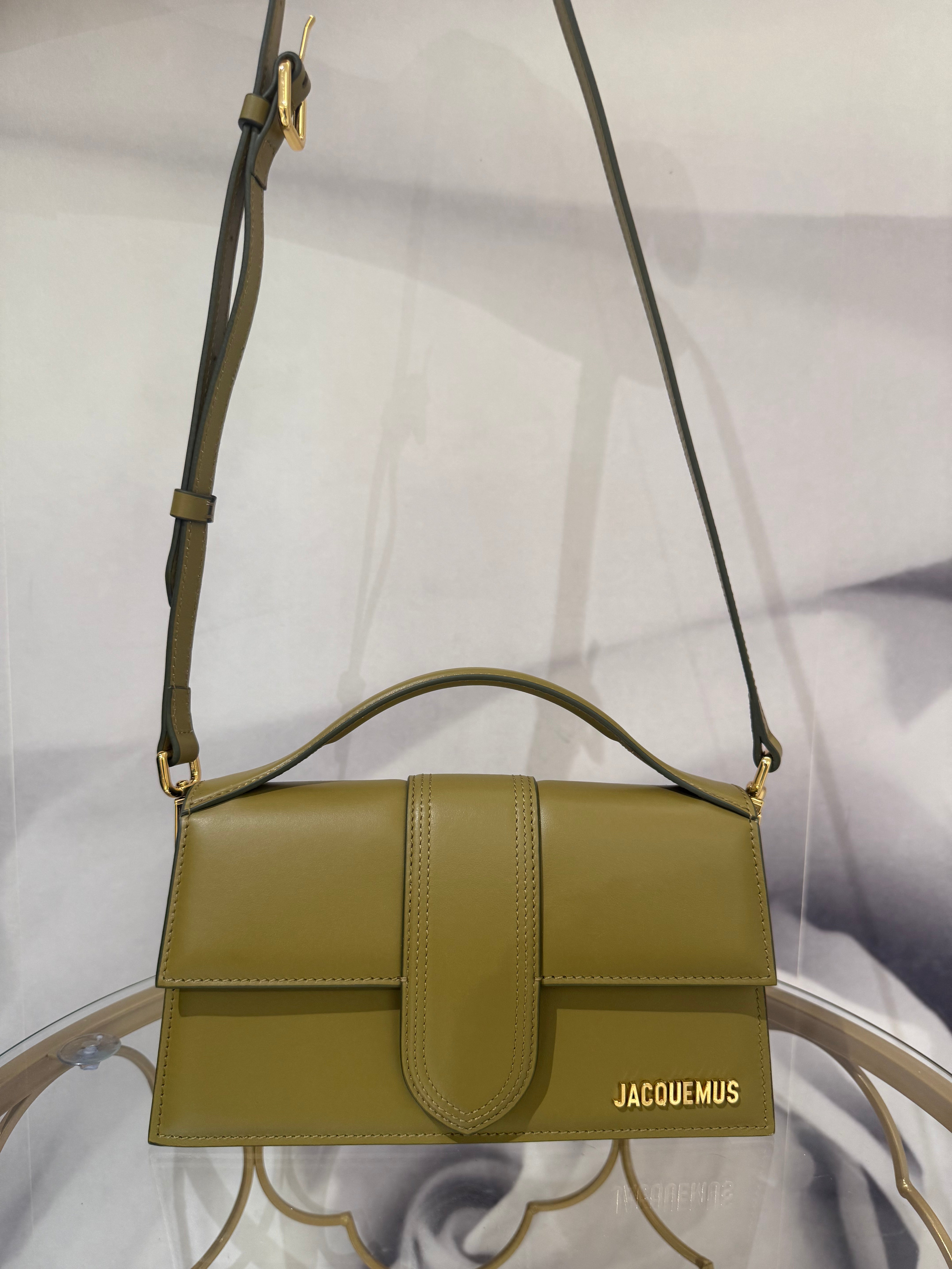 BORSA JACQUEMUS Le Grand bambino Verde Oliva