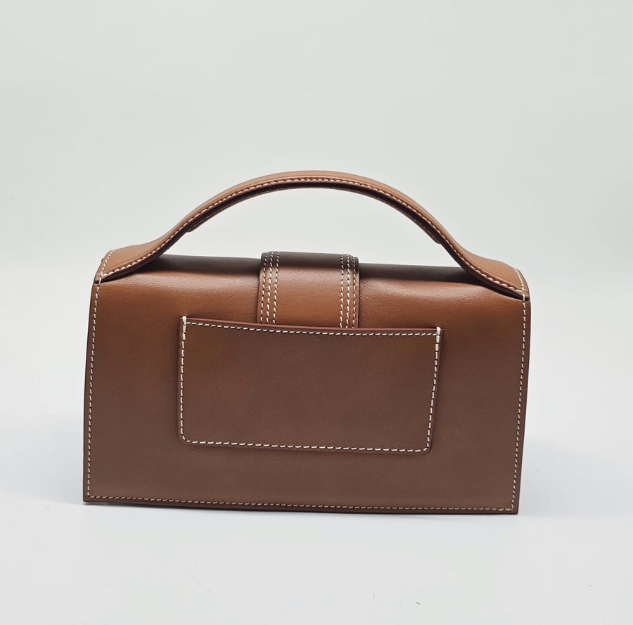 Borsa Jacquemus Le Grand Bambino Cuoio