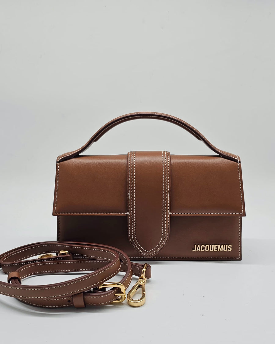 Borsa Jacquemus Le Grand Bambino Cuoio