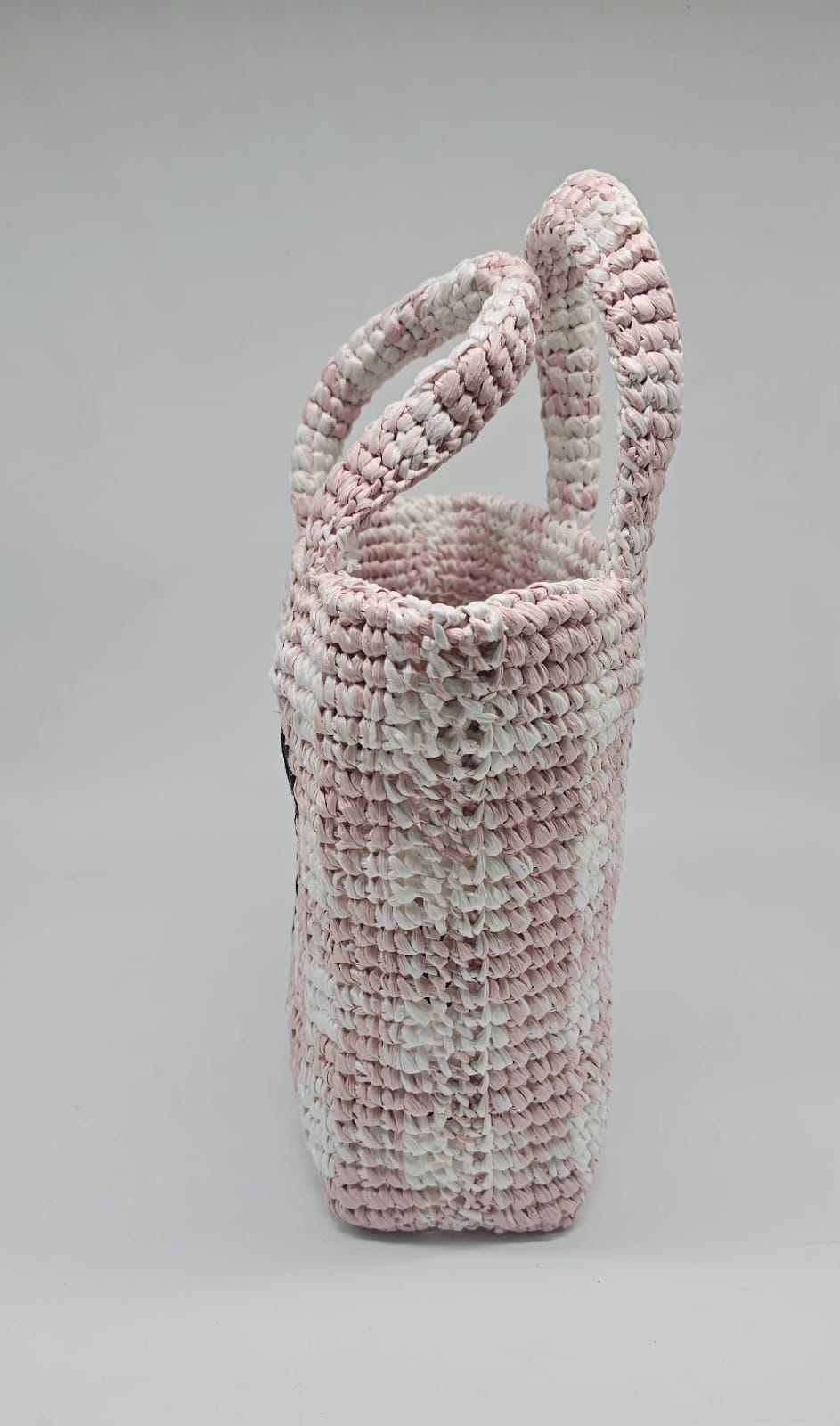 Prada Shopper effetto rafia con logo