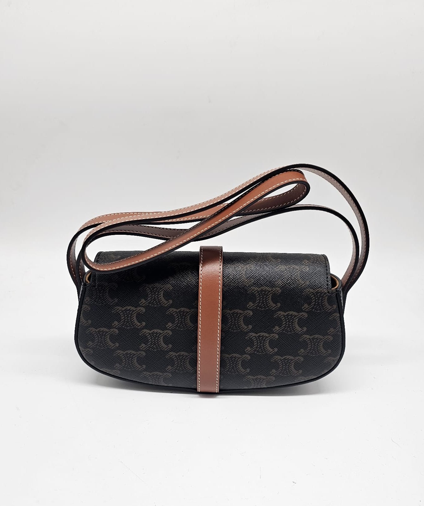 Pochette con tracolla, modello Tabou, in tela Triomphe