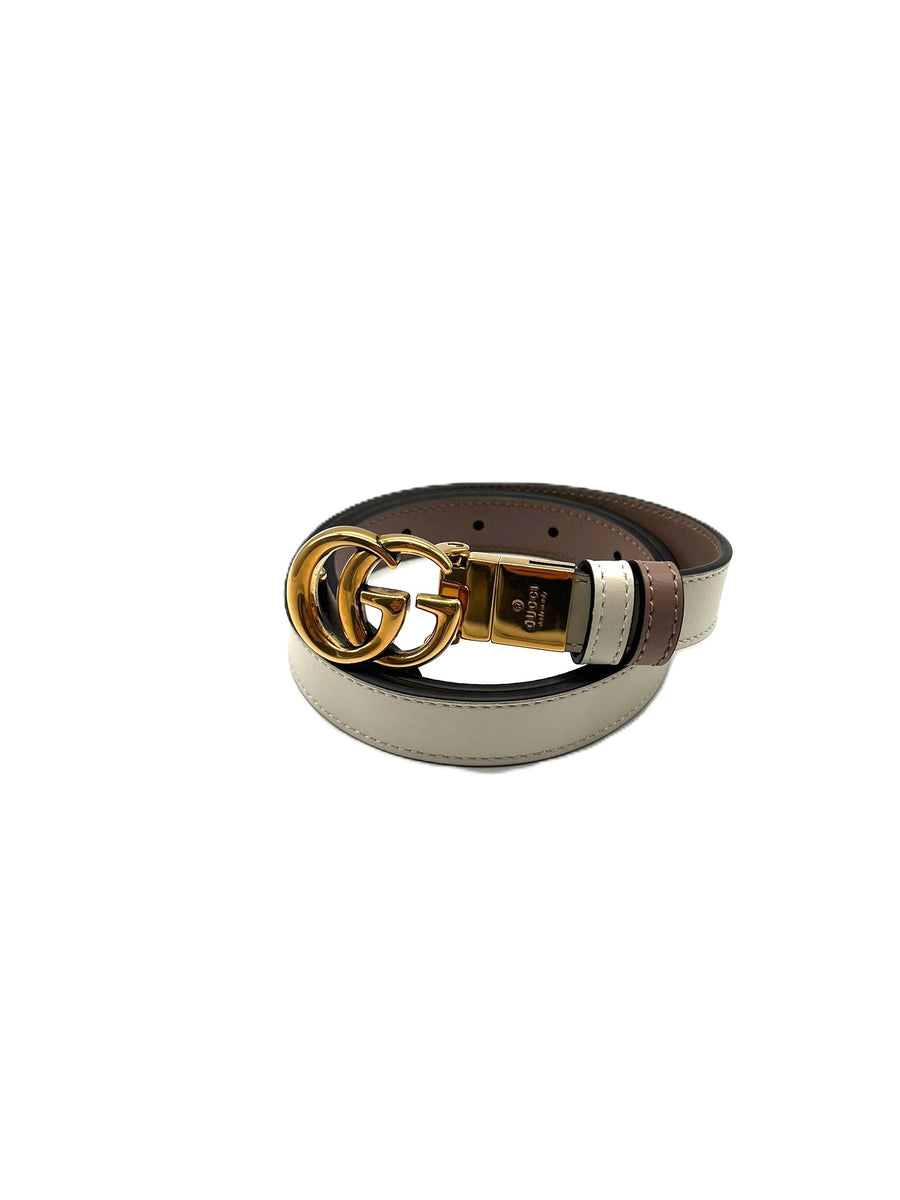 Cintura sottile reversibile GG Marmont 20mm