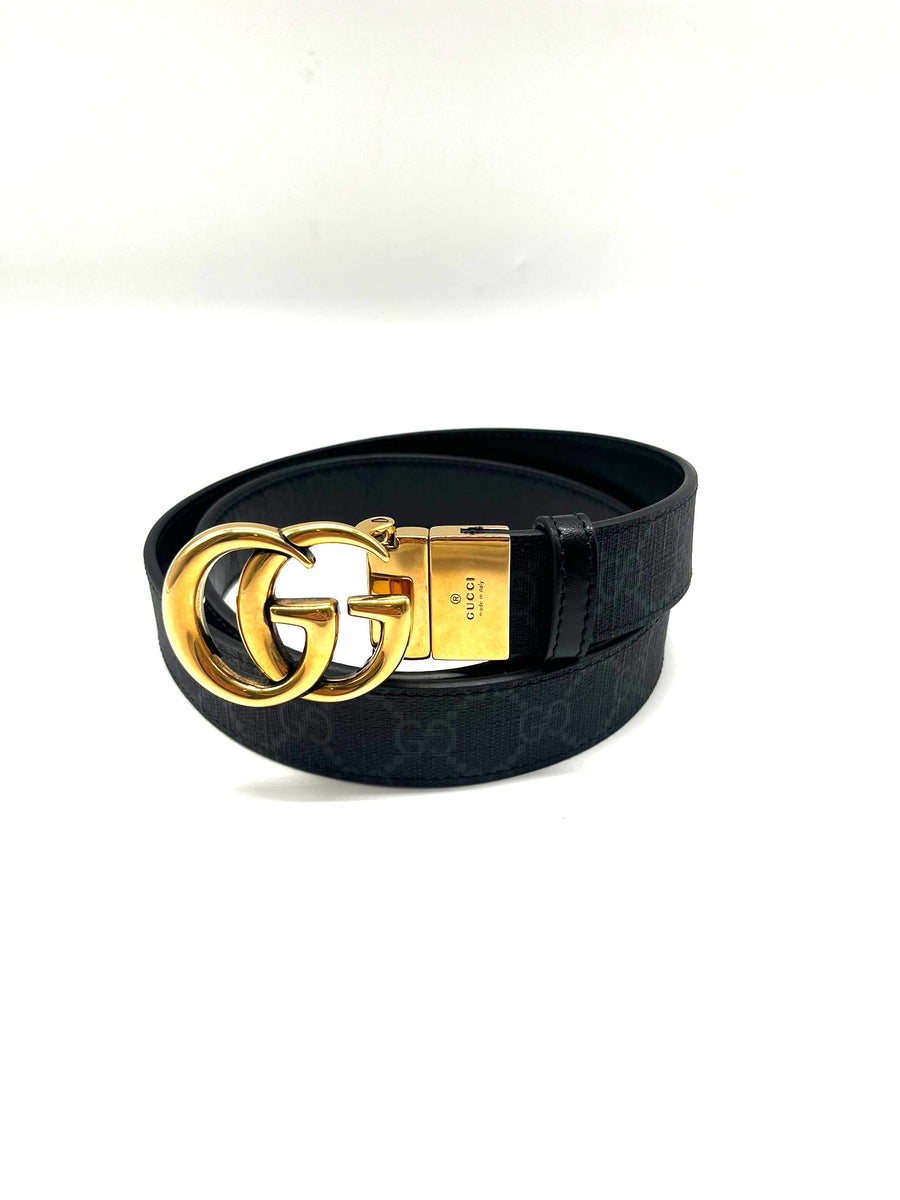 Cintura sottile reversibile GG Marmont 30mm