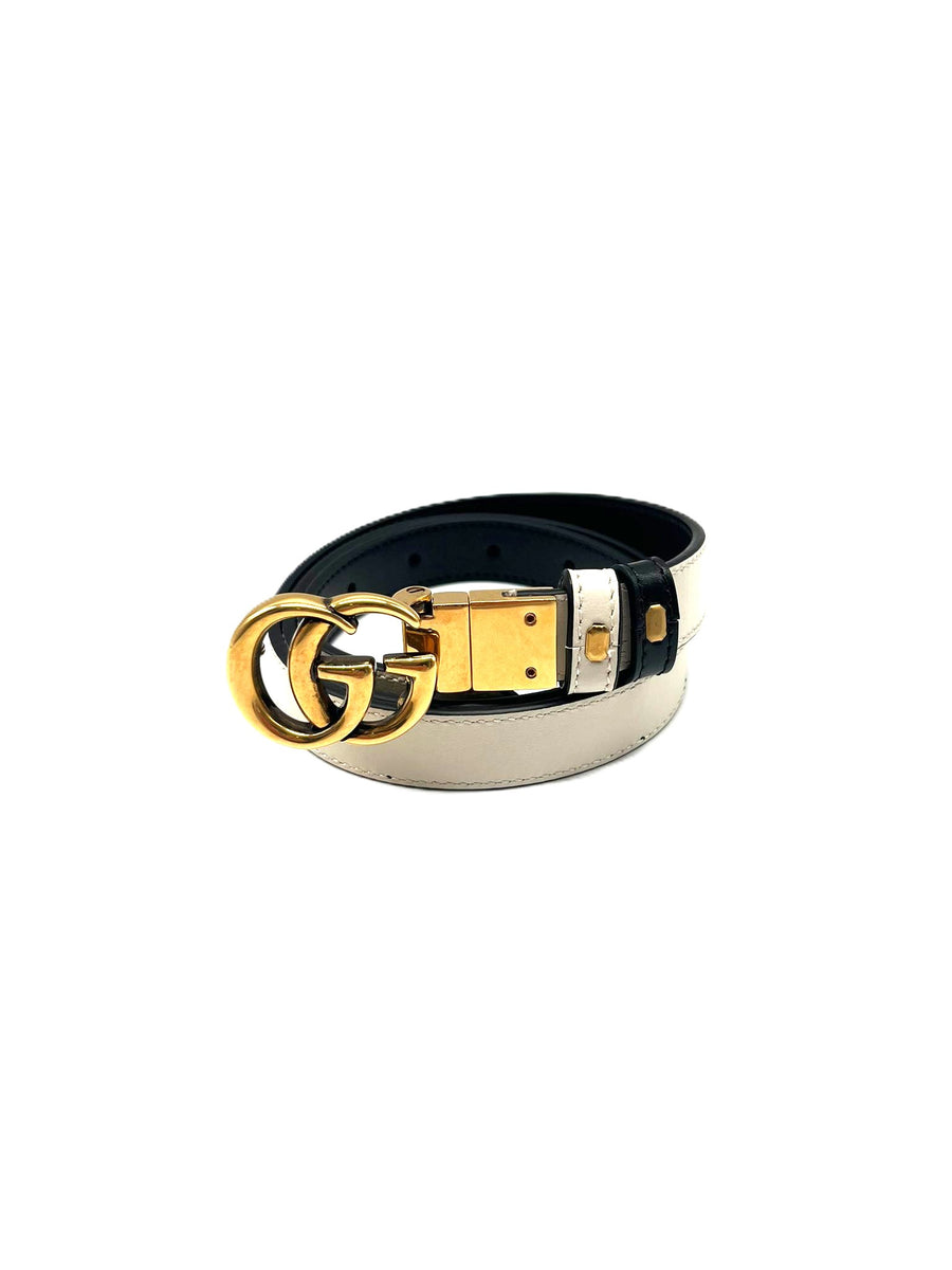 Cintura sottile reversibile GG Marmont 20mm