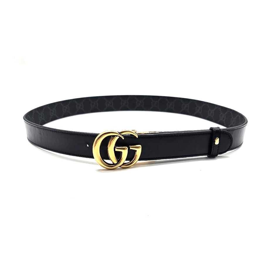 Cintura sottile reversibile GG Marmont 30mm