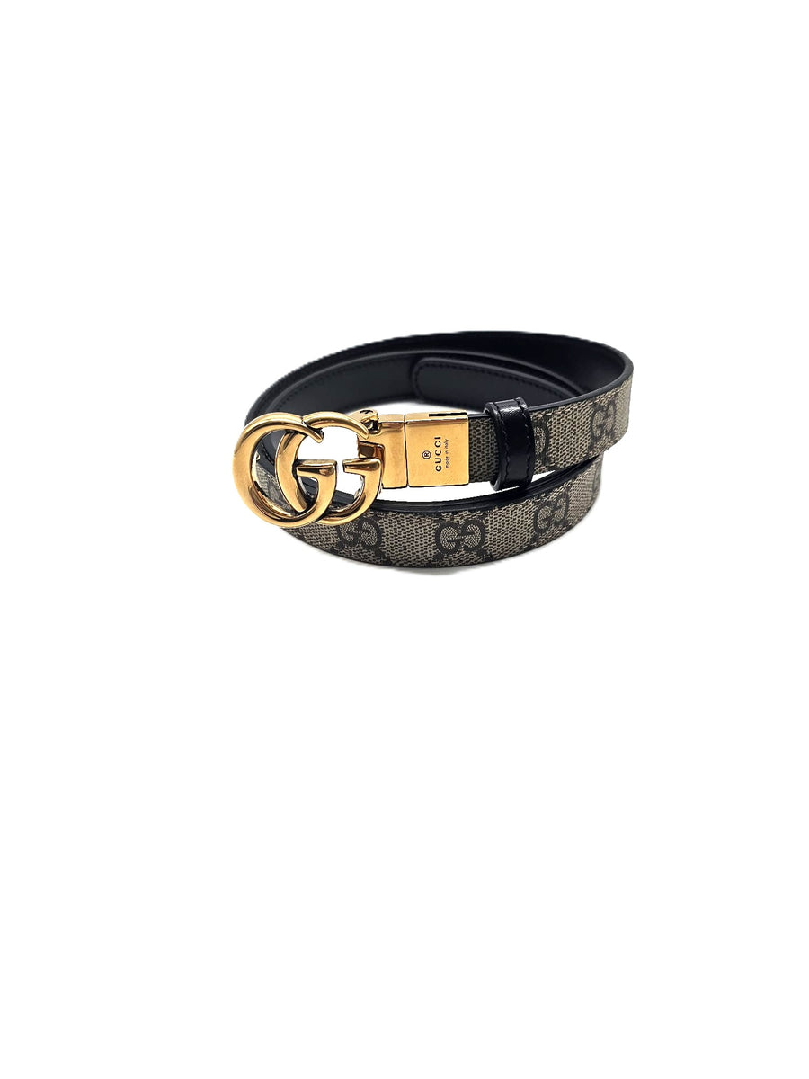 Cintura sottile reversibile GG Marmont 20mm