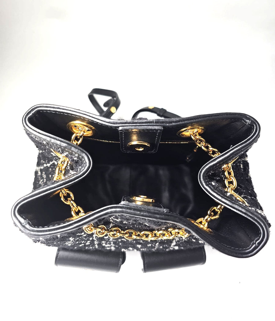 Zaino medio Dior Caro Multicarry con catena