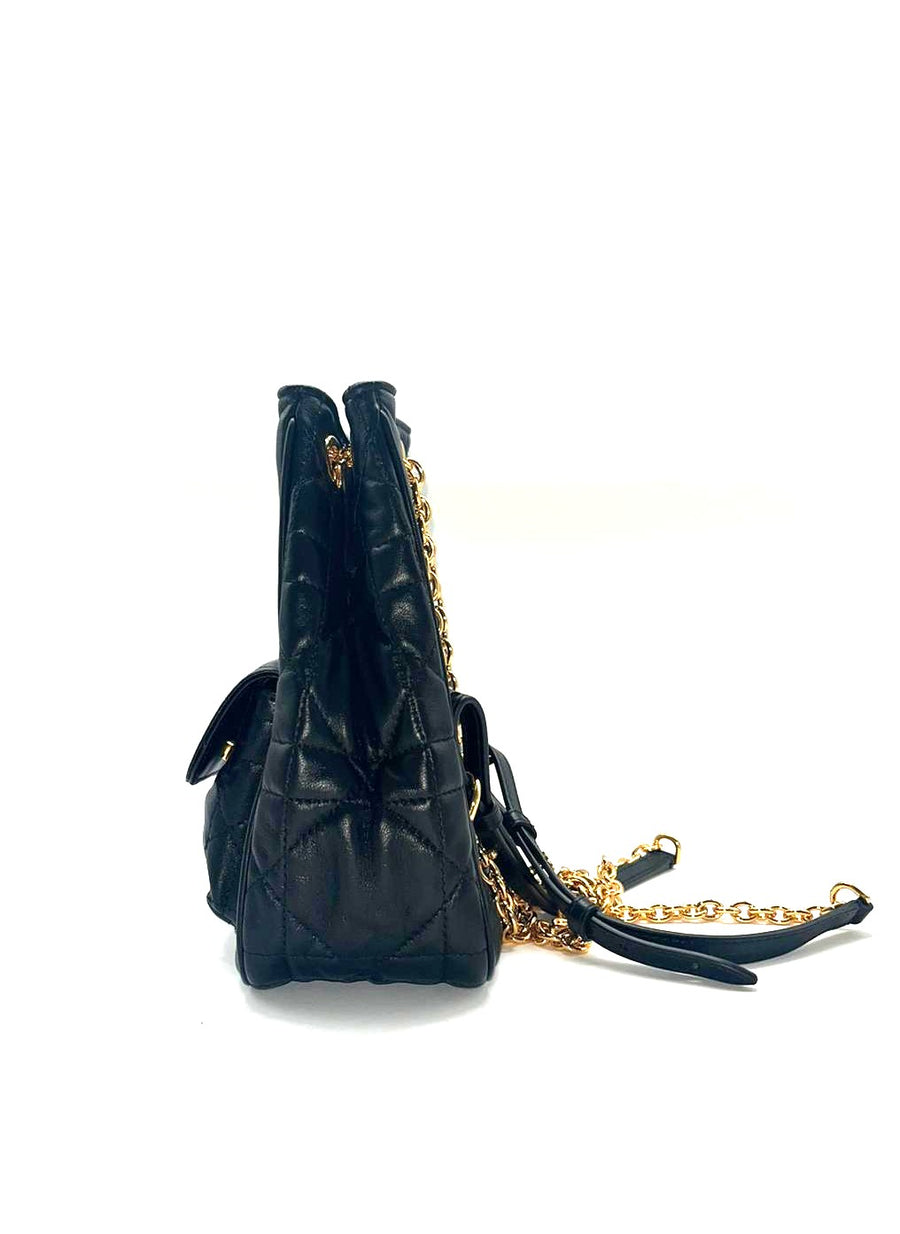 Zaino piccolo Dior Caro Multicarry con catena