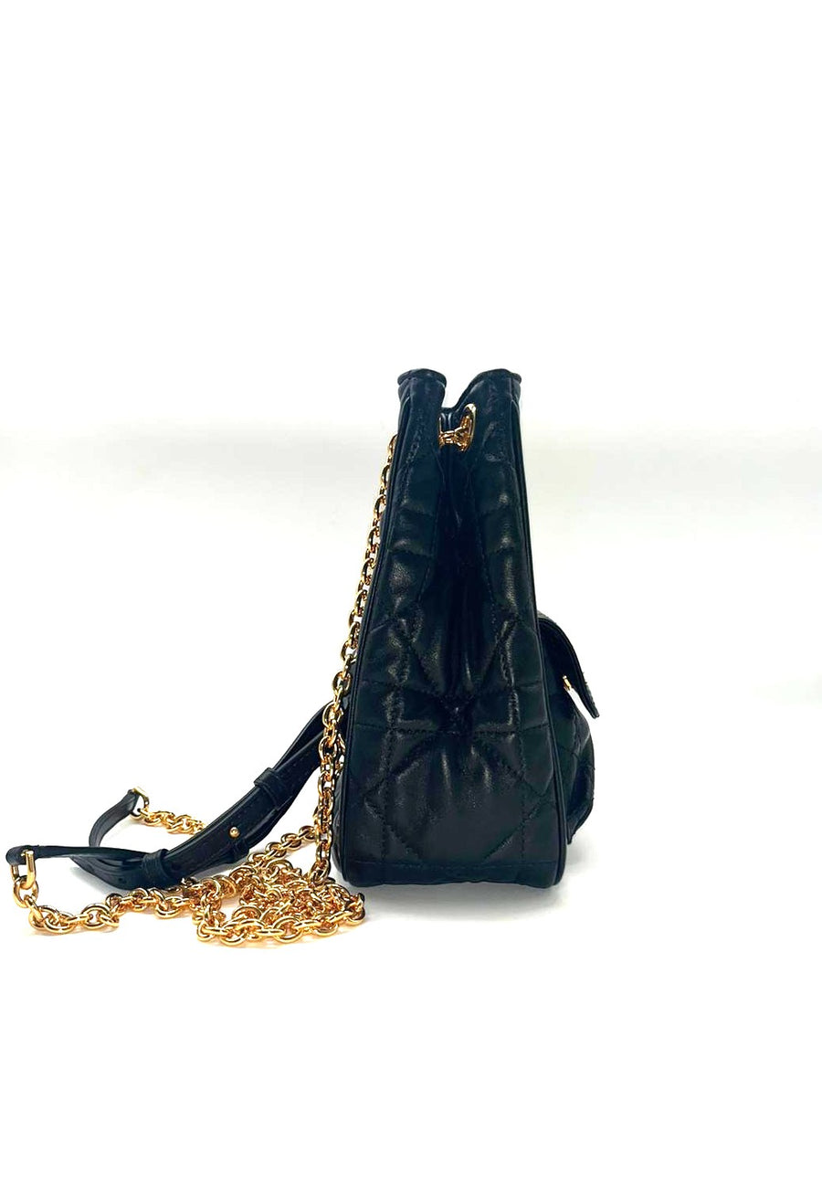 Zaino piccolo Dior Caro Multicarry con catena