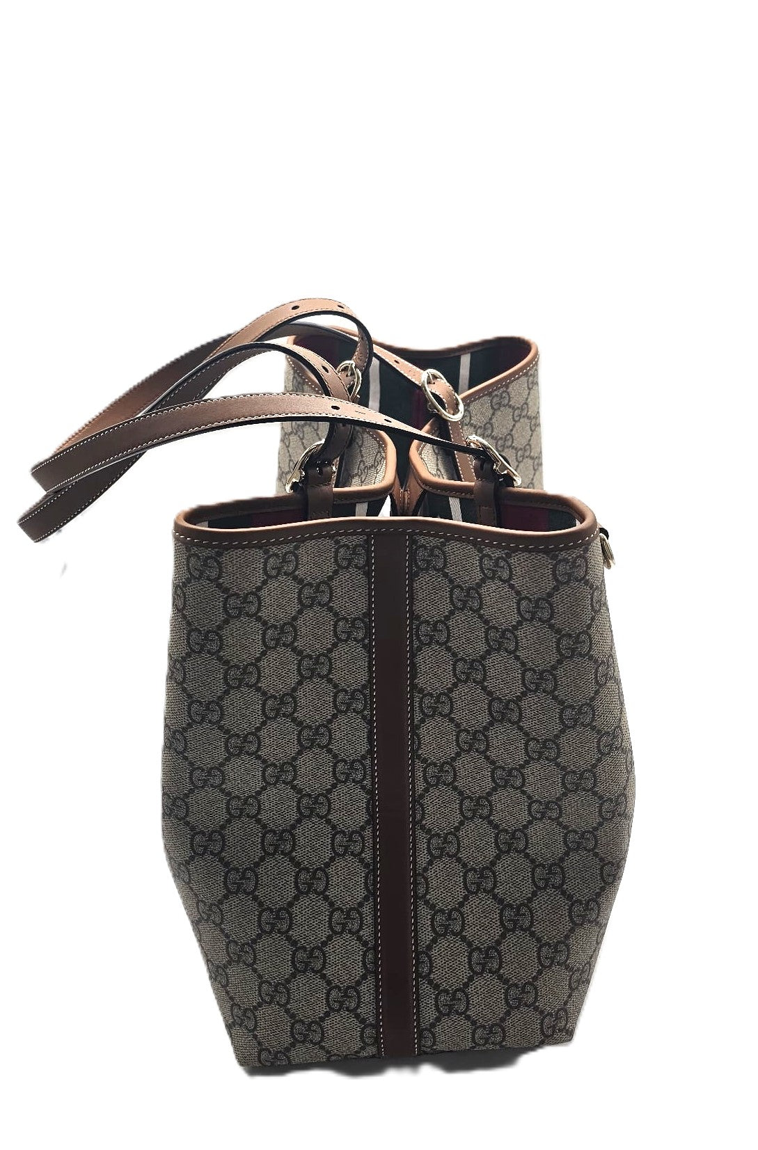 Borsa shopping GG Emblem misura grande