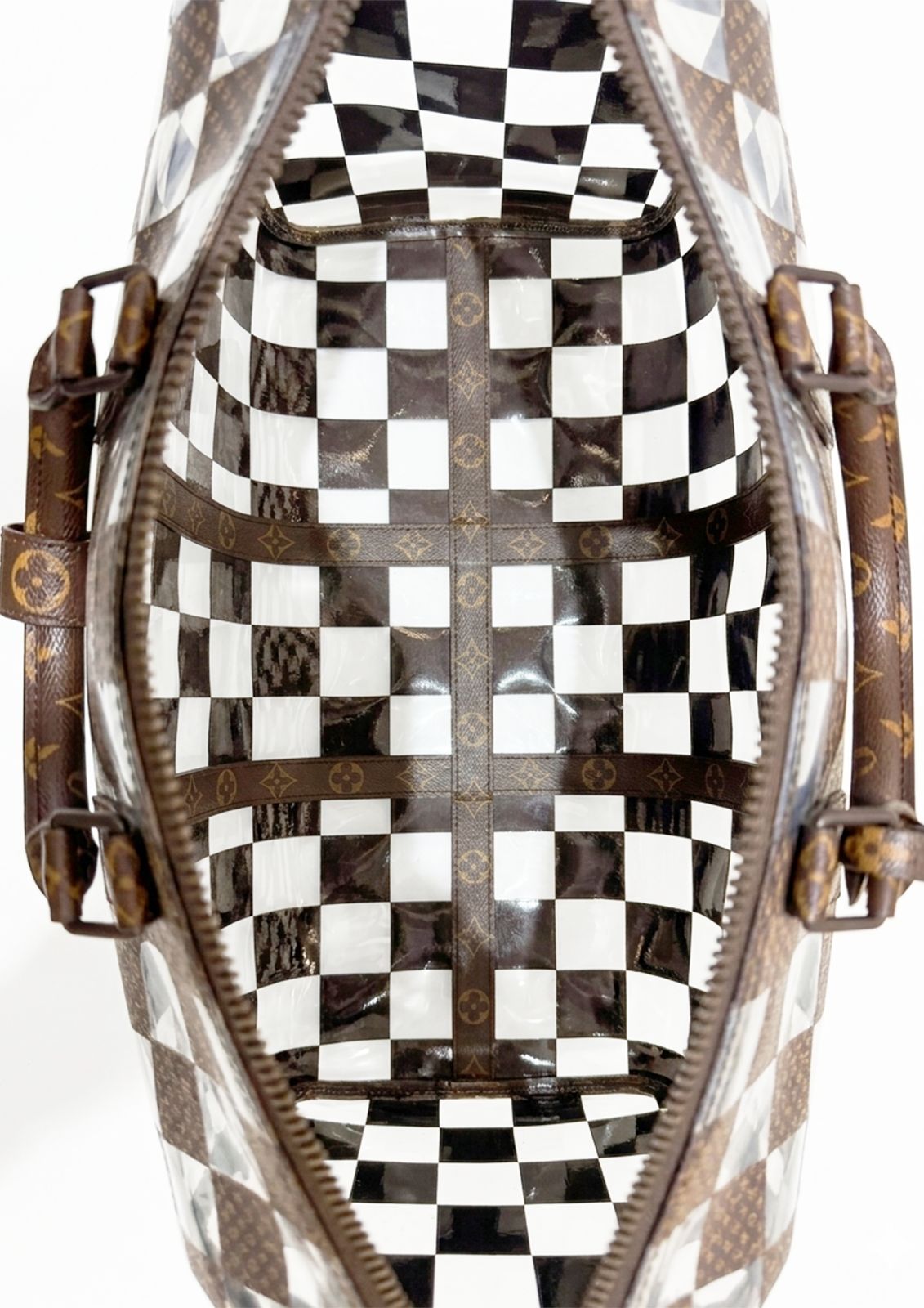 Louis Vuitton Keepall Bandouliere 50 Monogram Chess