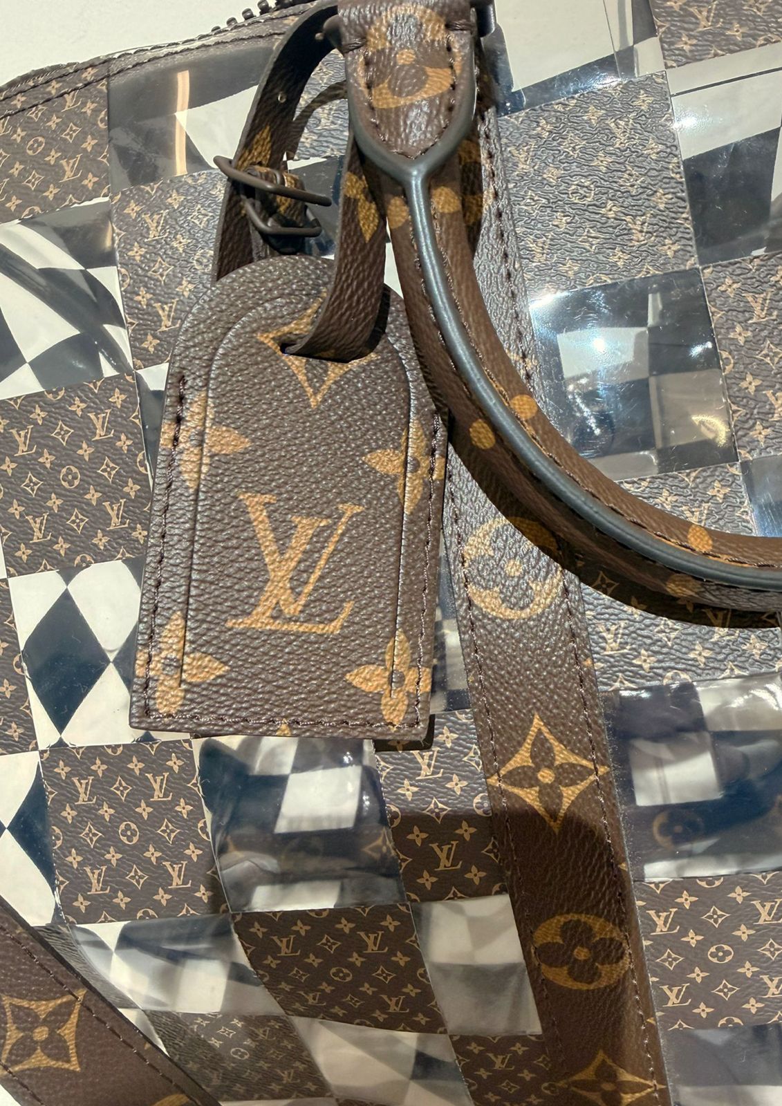 Louis Vuitton Keepall Bandouliere 50 Monogram Chess