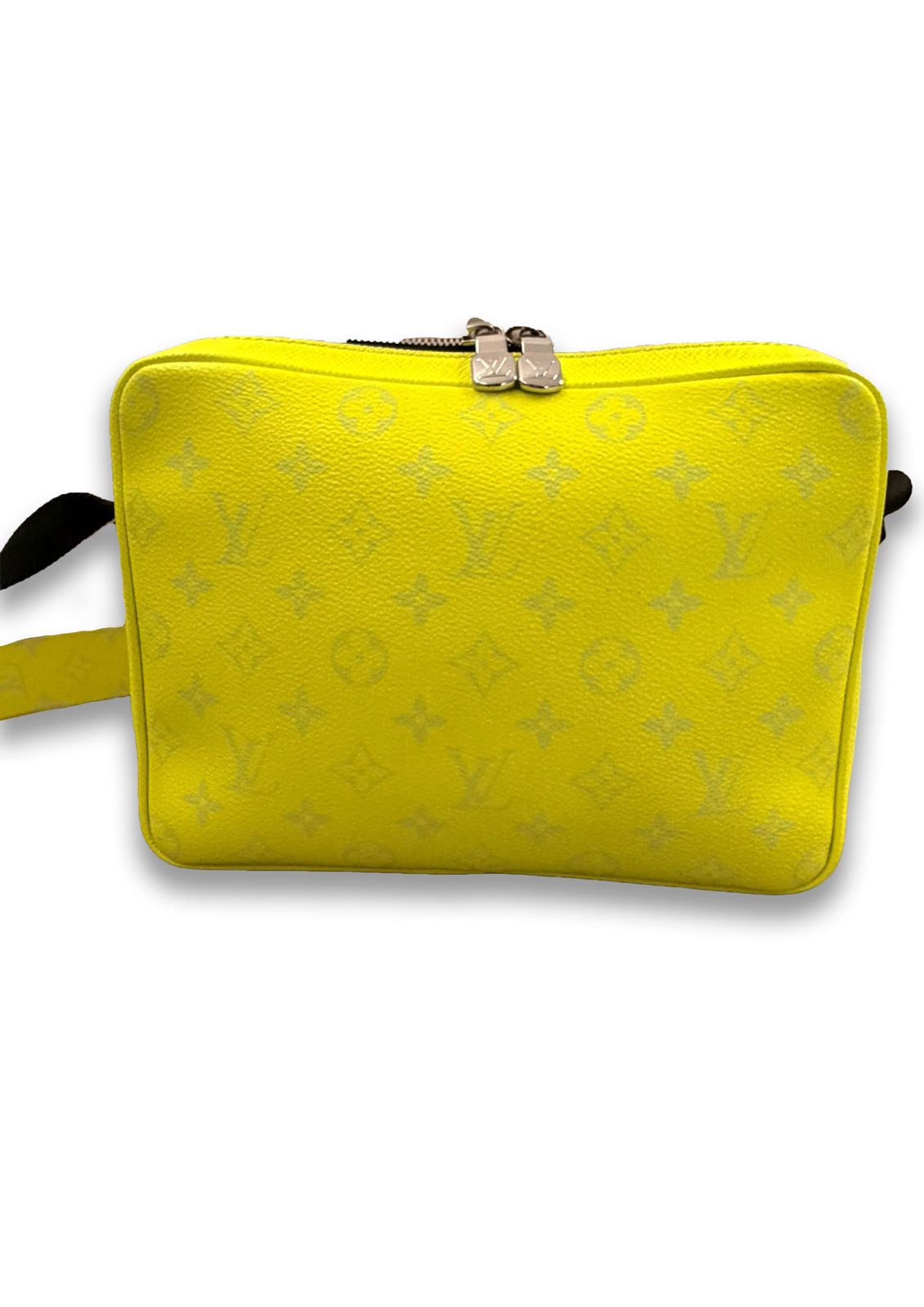 Borsa a tracolla Louis Vuitton Taigarama gialla