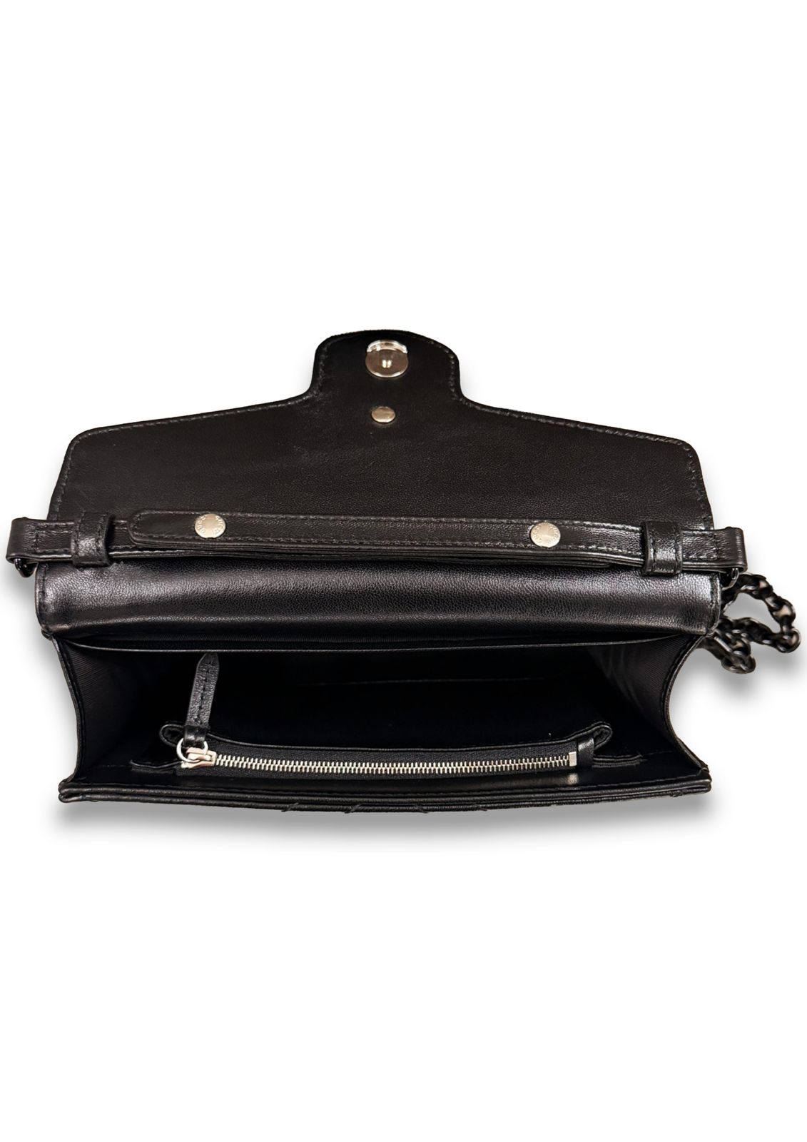 Portafoglio GG Marmont con catena