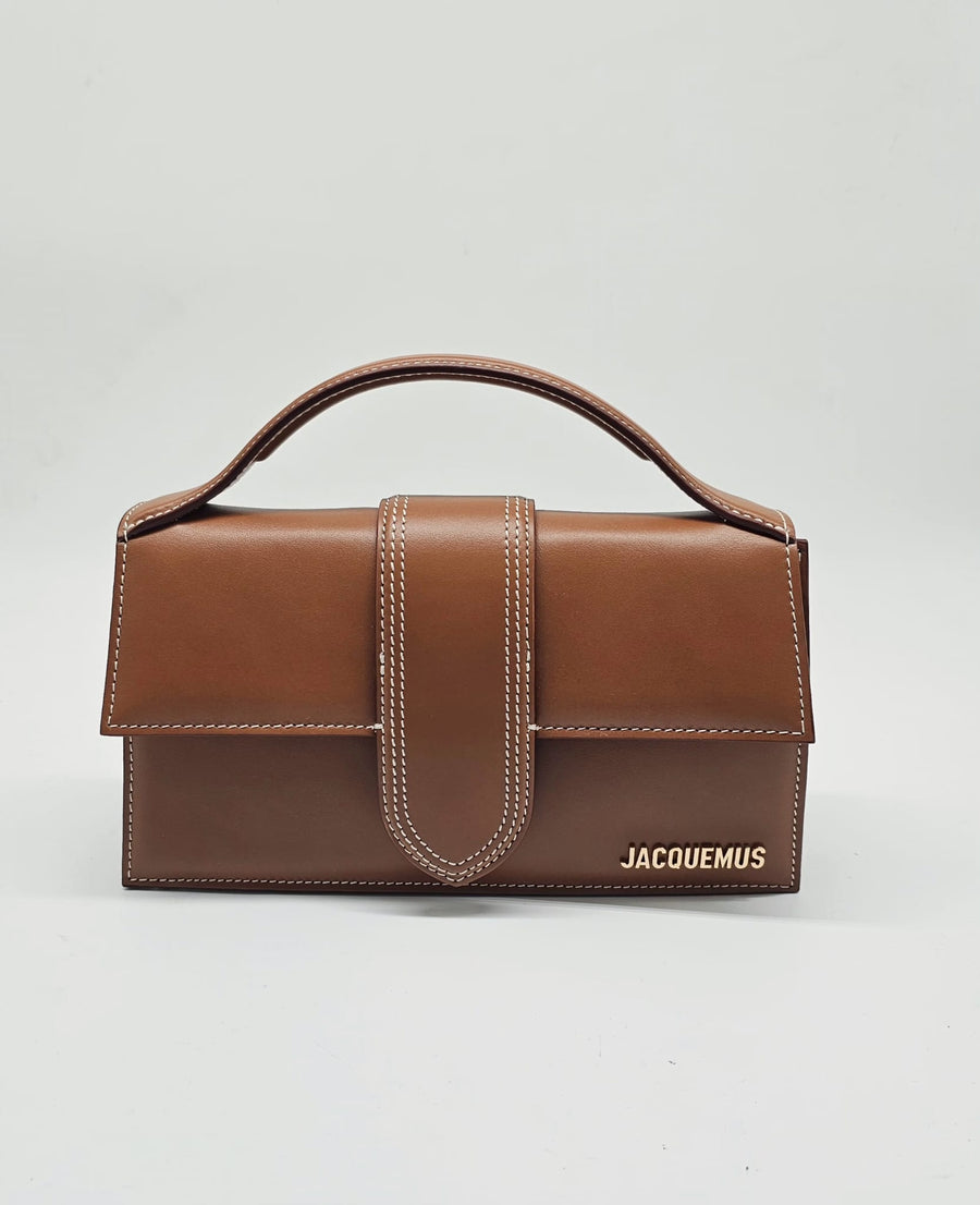 Borsa Jacquemus Le Grand Bambino Cuoio