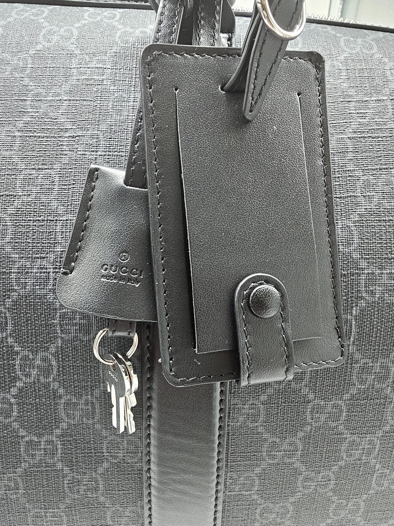 Pouch in tessuto ricamato misura grande