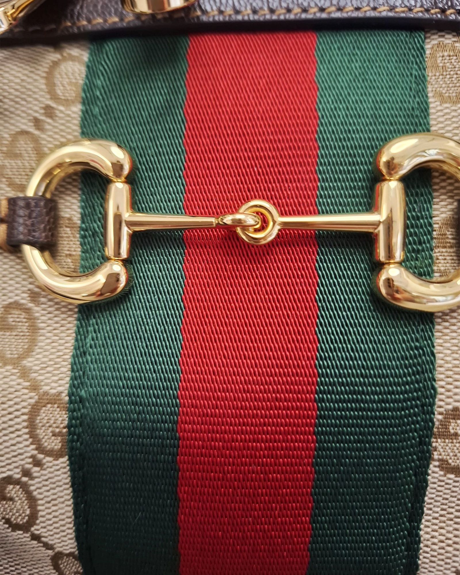 Borsa a mano Gucci stile Heritage