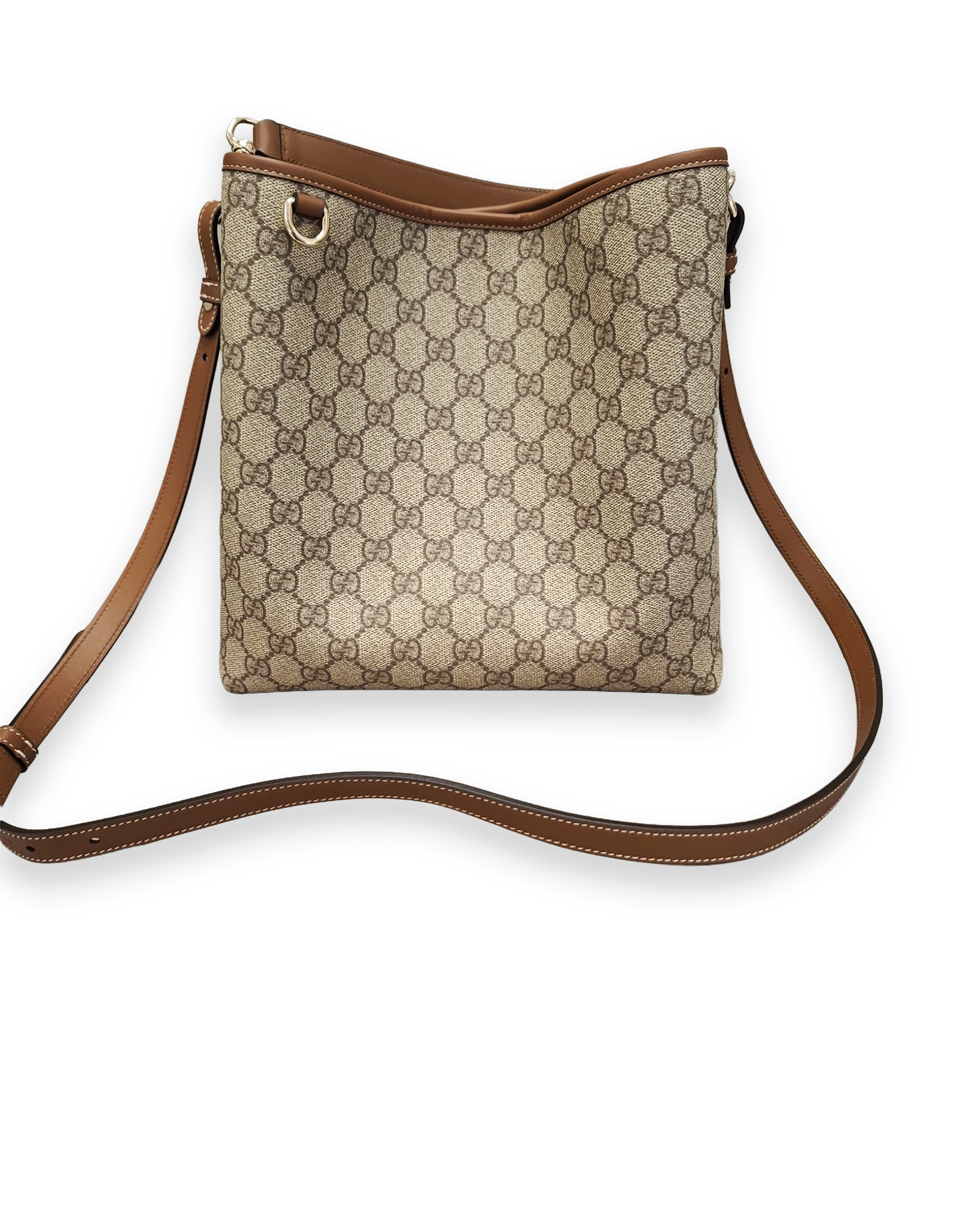 Secchiello Gucci a tracolla monogram beige
