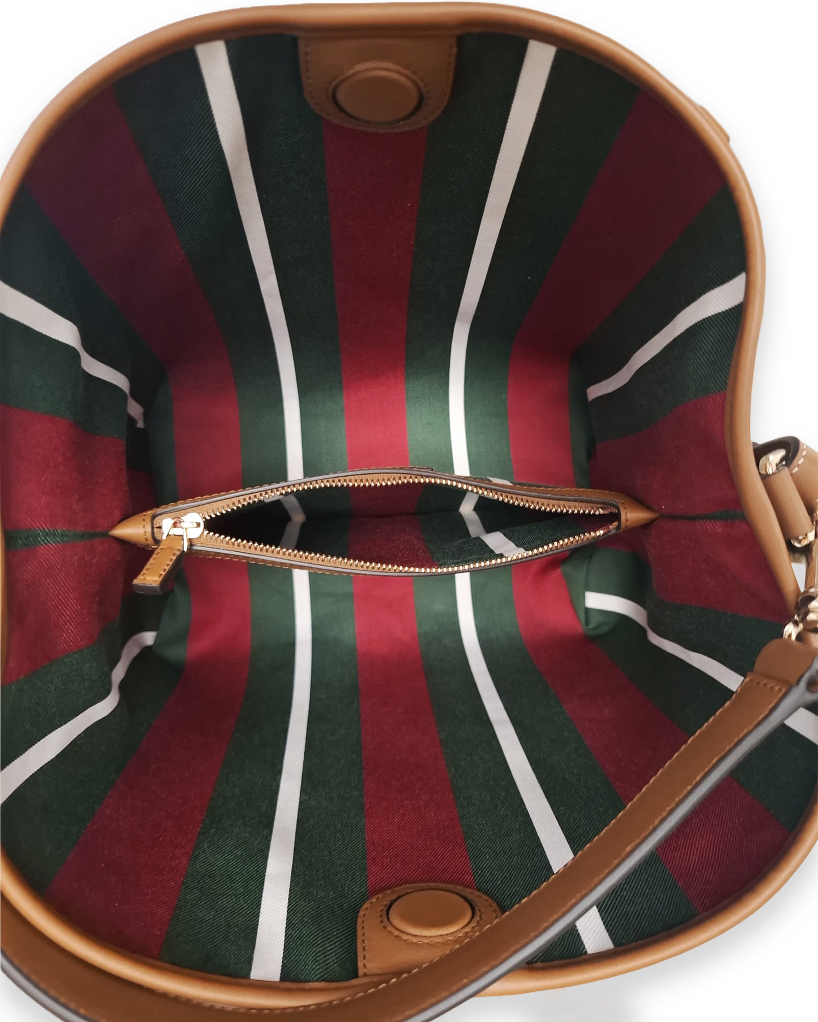 Secchiello Gucci a tracolla monogram beige