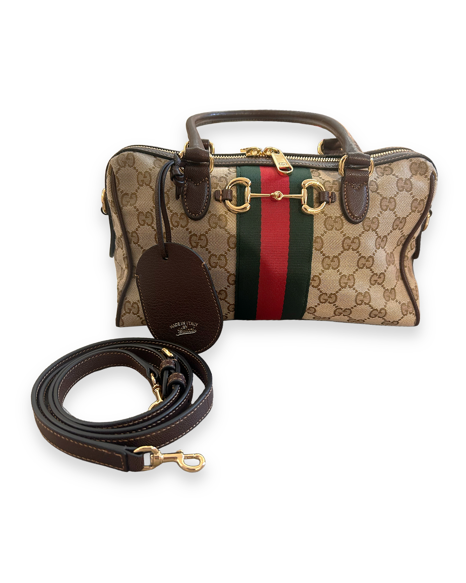 Borsa a mano Gucci stile Heritage